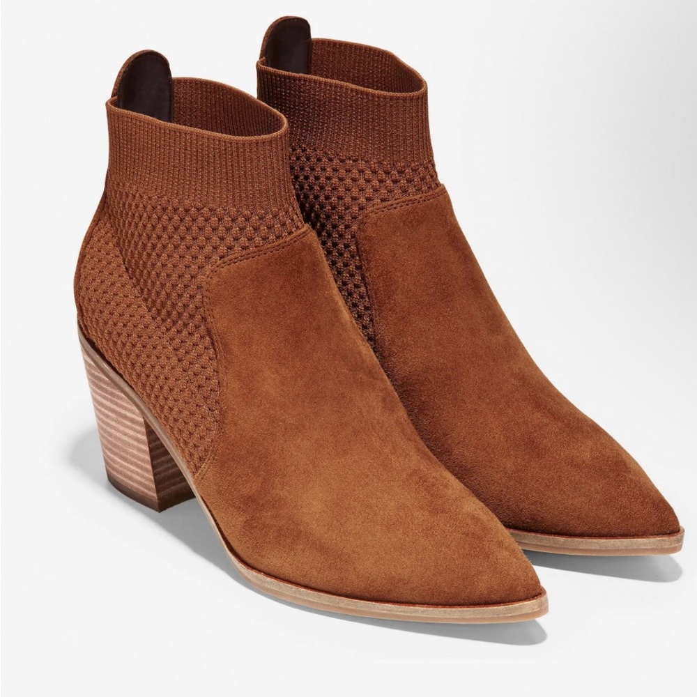 Hole Haan Maggie Bootie Suede Size 8.5